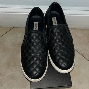 Steve Madden Leather Slip-ons